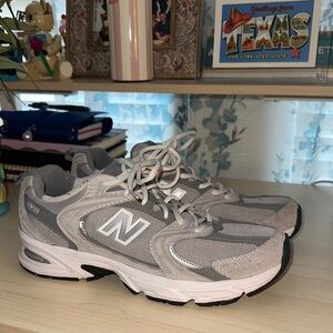 New Balance Light Gray Athletic Shoes